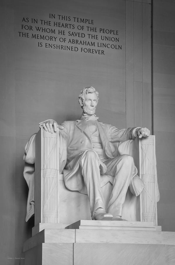 Lincoln Memorial 1 Photograph by Frank Mari