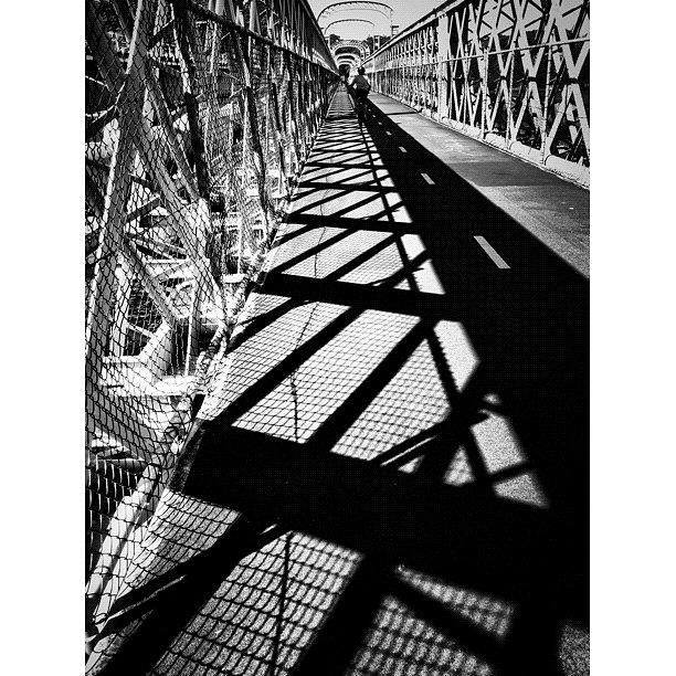 Bridge Photograph - Line Of Sight #iphoneography by Kendall Saint
