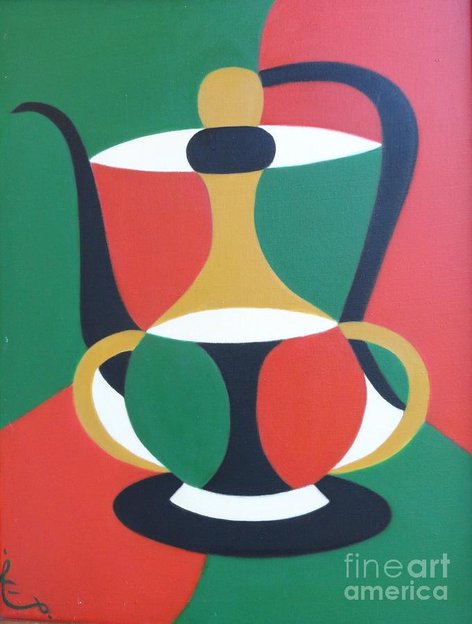 Liquid Containers Painting - Liquid Containers by Ziba Bastani Liquid Containers Painting - Liquid Containers by Ziba Bastani