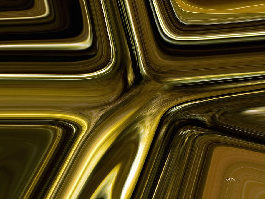 Liquid Gold Digital Art by Greg Reed Brown