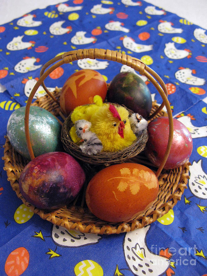 Easter Photograph - Lithuanian Easter basket by Ausra Huntington nee Paulauskaite