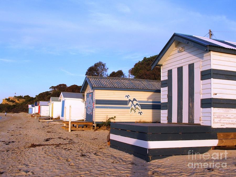 Little Boatsheds Photograph by Therese Alcorn
