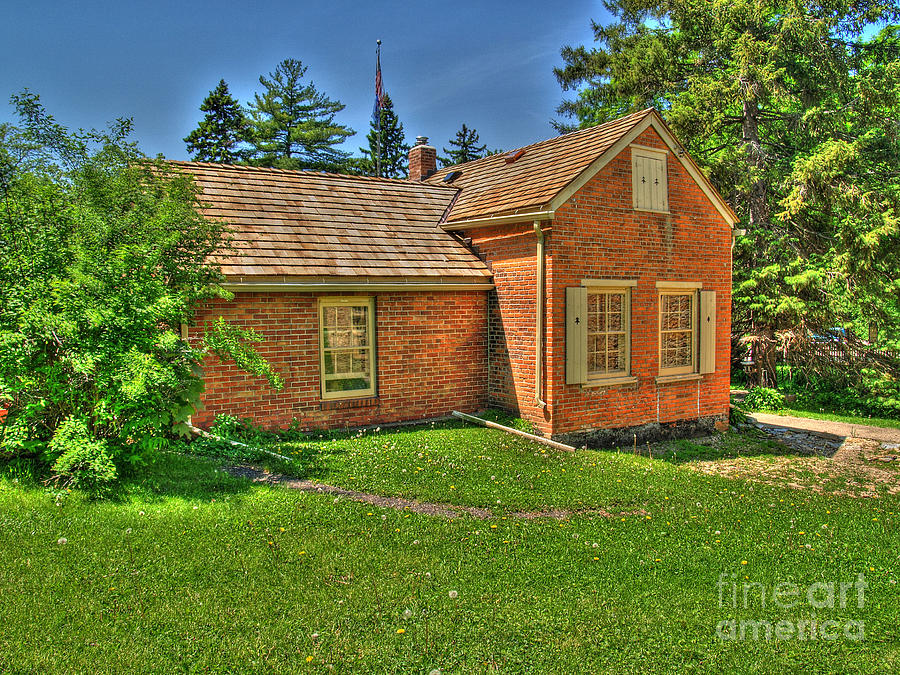 Little Brick House Photograph by Jimmy Ostgard