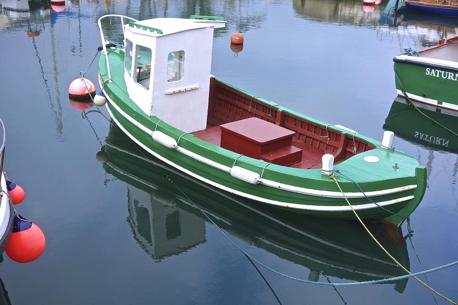 Boat Photograph - Little Carnlough by Norma Brock