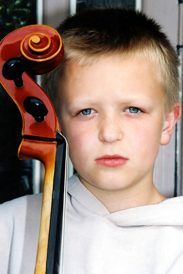 Little Cellist 2 Photograph by Susan Stevenson