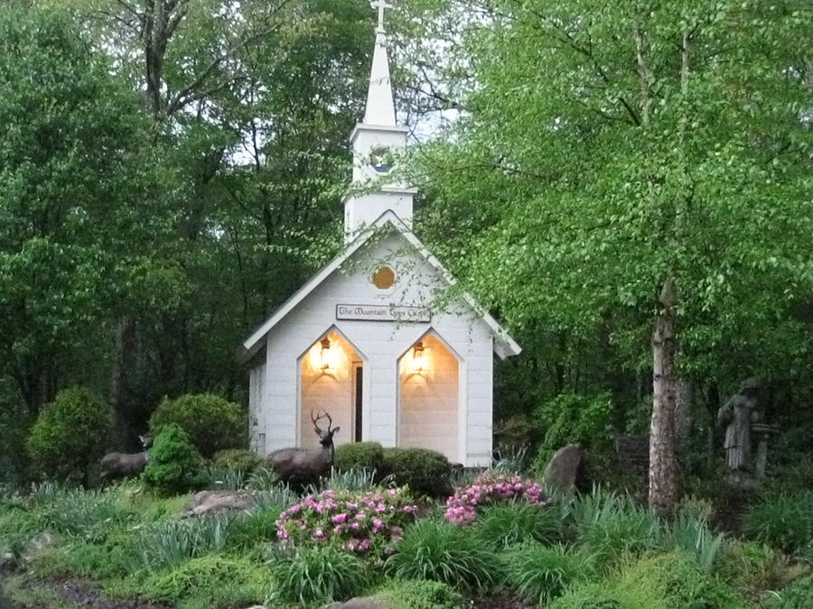 Little Church in the Mountains Photograph by Kathy Long
