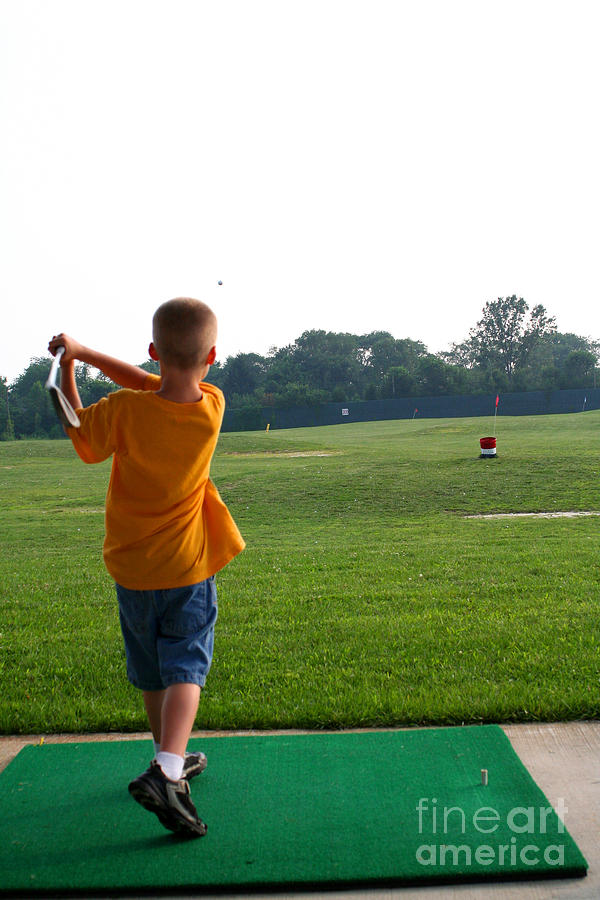 Little Golfer Photograph by Susan Stevenson