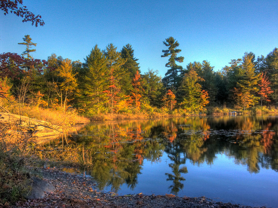 Nature Photograph - Little Mellon Lake Two by John Herzog