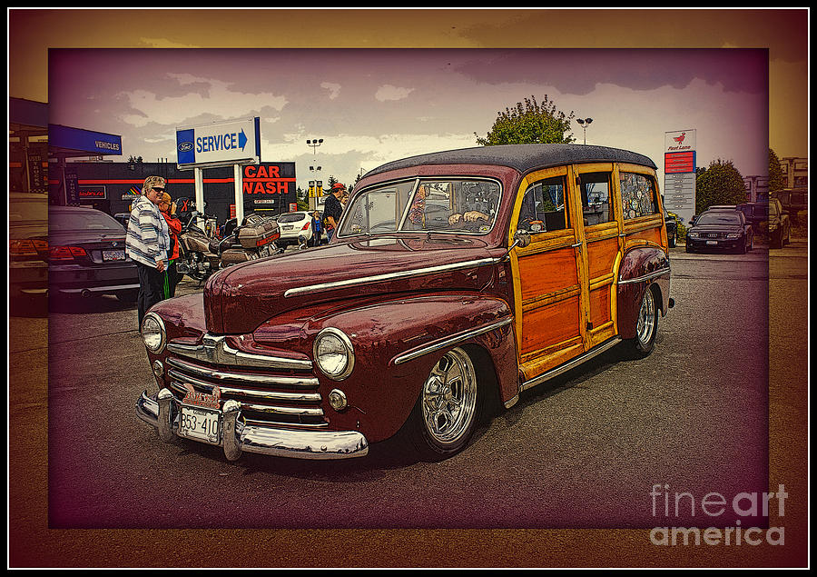 Car Photograph - Little Old Woody by Randy Harris