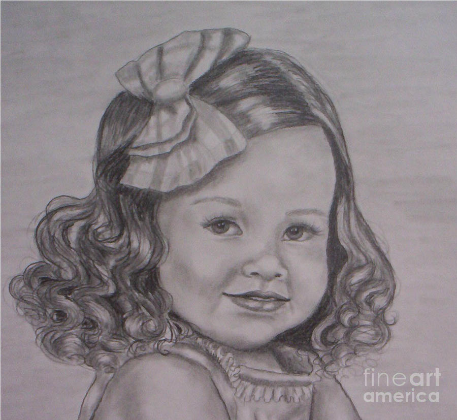 Little Priss Drawing by Julie Brugh Riffey
