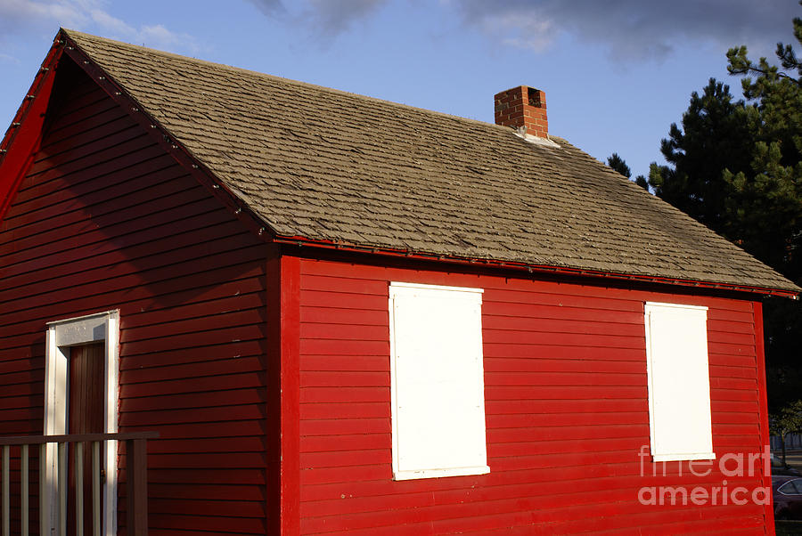 LITTLE RED SCHOOL HOUSE Saint John New Brunswick Photograph by John  Mitchell