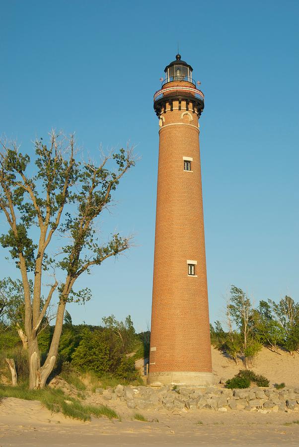 Little Sable Point Light 5155 Photograph by Michael Peychich
