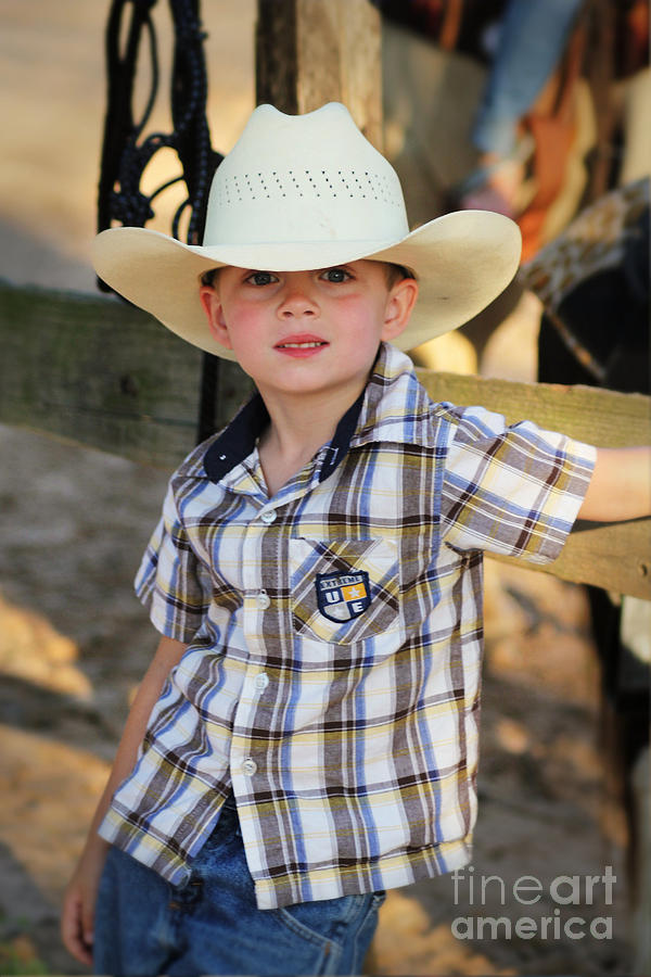 Little Texas Cowboy Photograph by Lori Mellen-Pagliaro