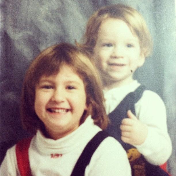 Sister Photograph - #littlebrittany #littlejustin #tbt by Brittany Hoffman
