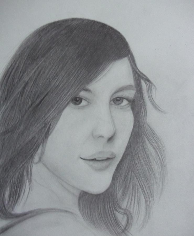 Liv tyler Drawing by Ashish Mohan - Pixels