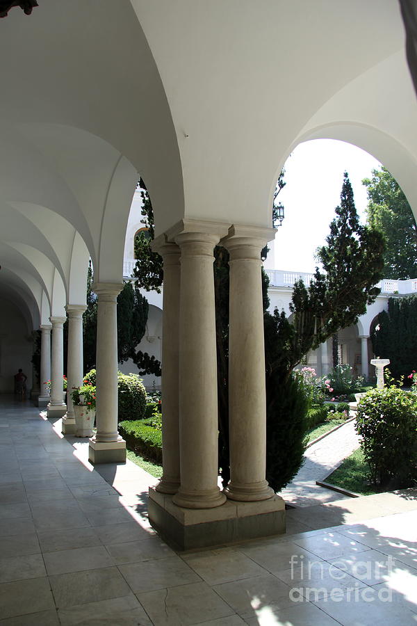 Livadia Palace Columns- Yalta - Crimea Photograph by Christiane Schulze Art And Photography