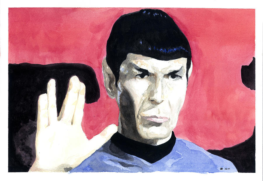 Live Long and Prosper Painting by Robby Bragdon - Fine Art America