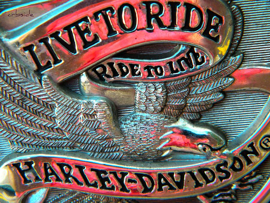 Live to Ride in Chrome Photograph by Chris Berry
