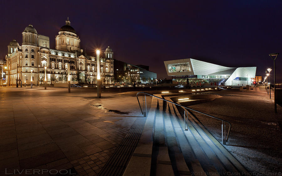 Liverpool - the old and the new  Photograph by B Cash