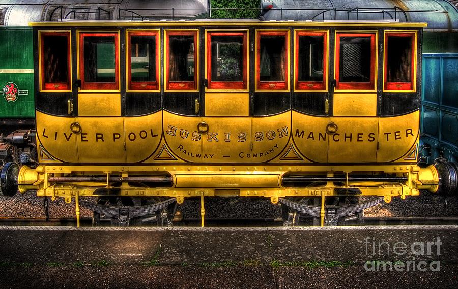 Liverpool Manchester Times Railway Coach Photograph by Yhun Suarez