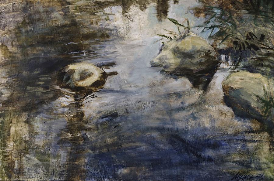 Claude Monet Painting - Living Water 2 by Paul Myhre