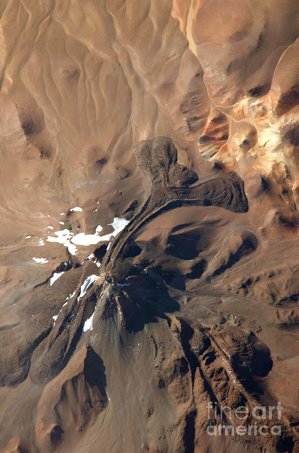 Llullaillaco Volcano, Argentina-chile Photograph by NASA/Science Source