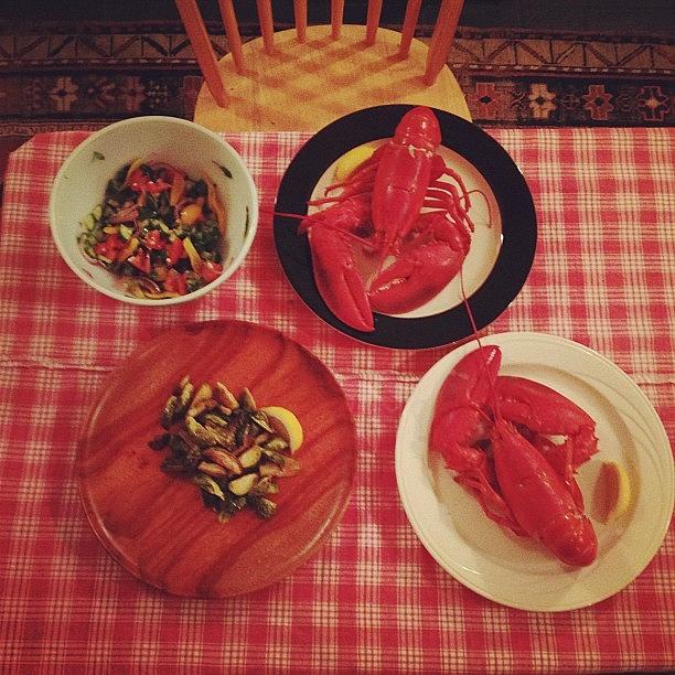 Lobster Dinner! Photograph by Samantha Gutglass