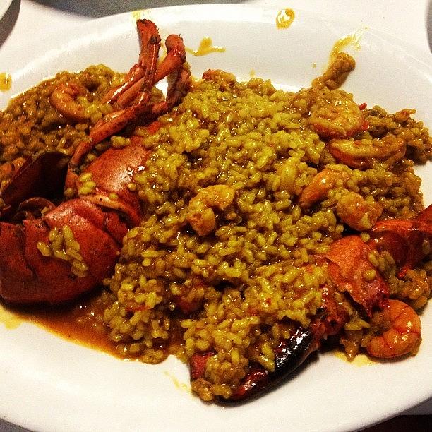 Seafood Photograph - Lobster Paella Was So Dope! #seafood by Mathew Cole