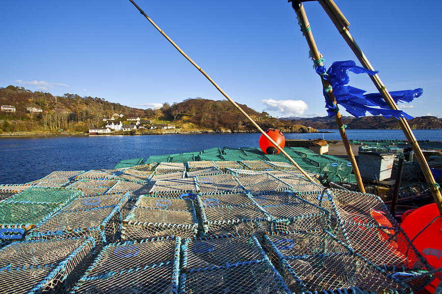 Lobsters Cages On The Loch Gairloch Photograph by Maremagnum