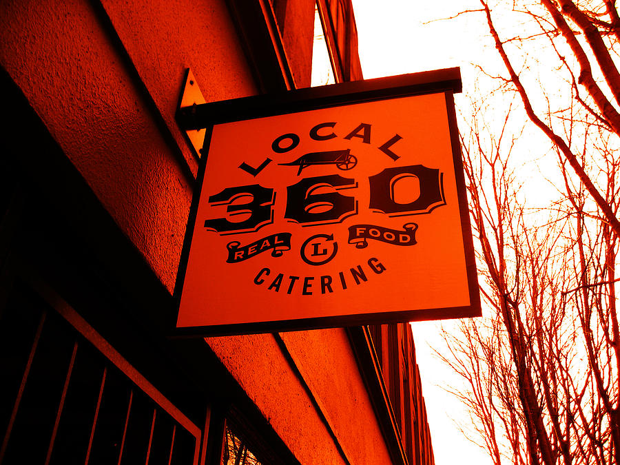 Local 360 In Orange Photograph by Kym Backland