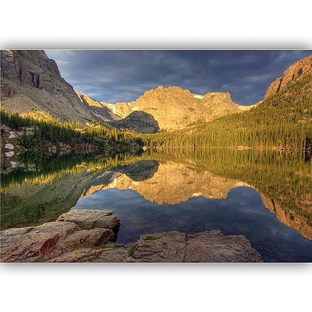 Mountain Photograph - Loch Vale, Rocky Mountain National by Chris Bechard