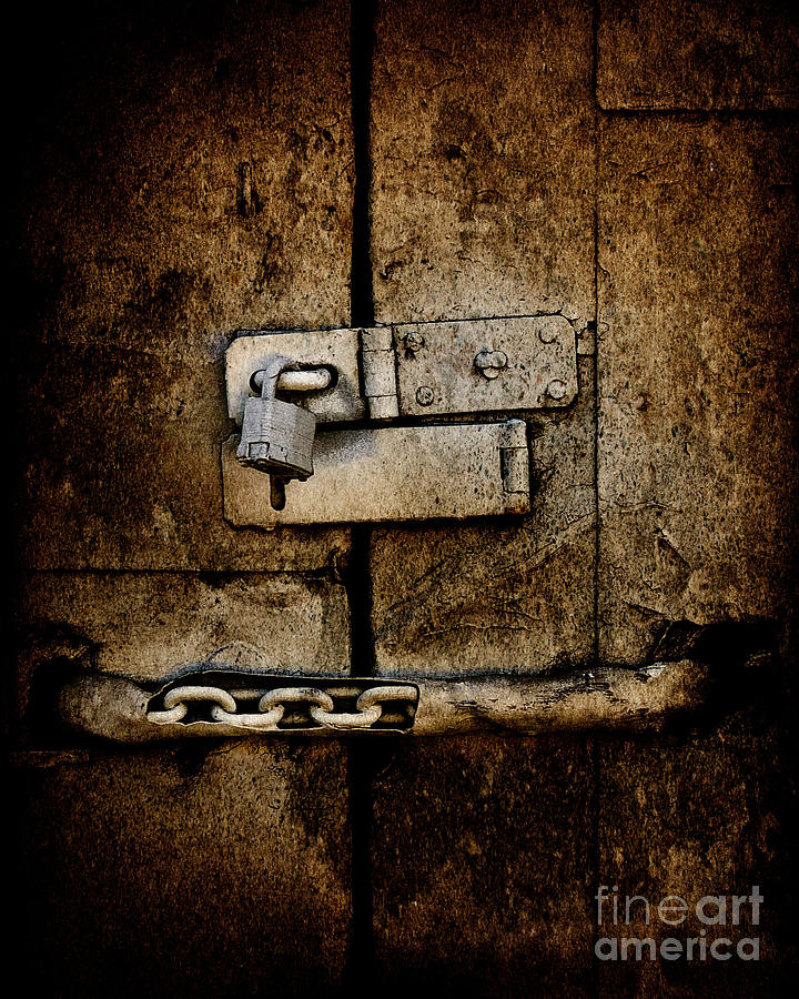Locked Door Photograph by Bobbi Feasel