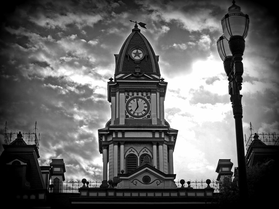Lockhart Courthouse Clock Tower Photograph by James Granberry