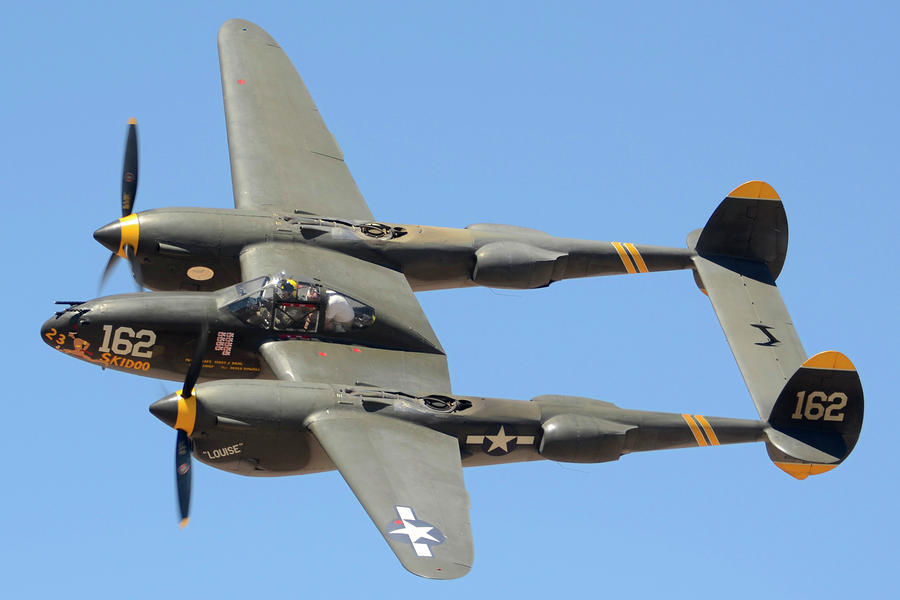 Lockheed P-38j Lightning Nx138am 23 Skidoo Valle Arizona June 25 2011 2 ...