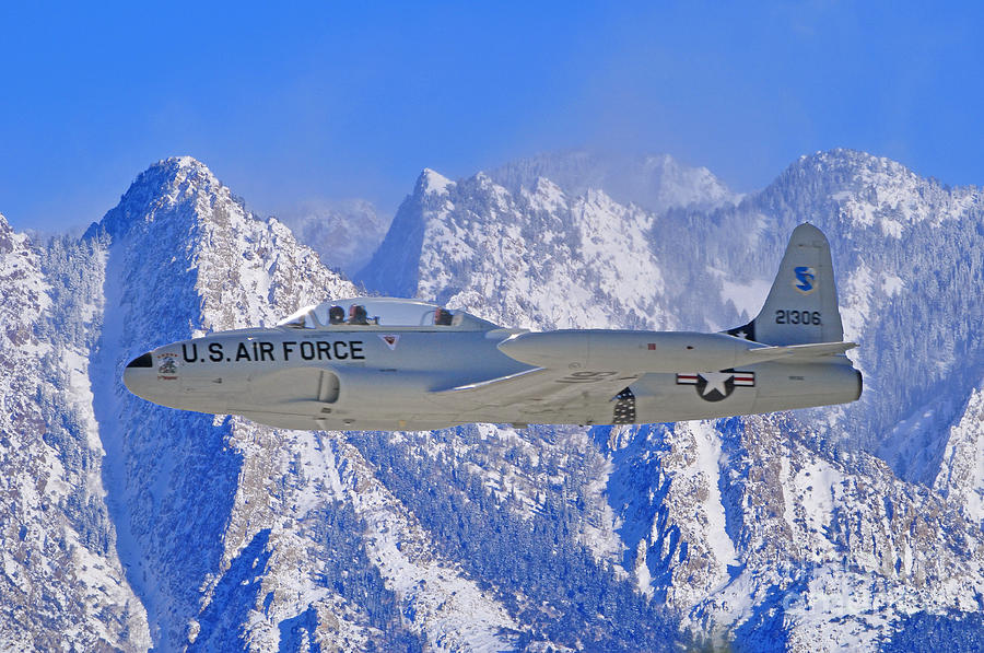 Lockheed T33 Fighter Photograph by Dennis Hammer