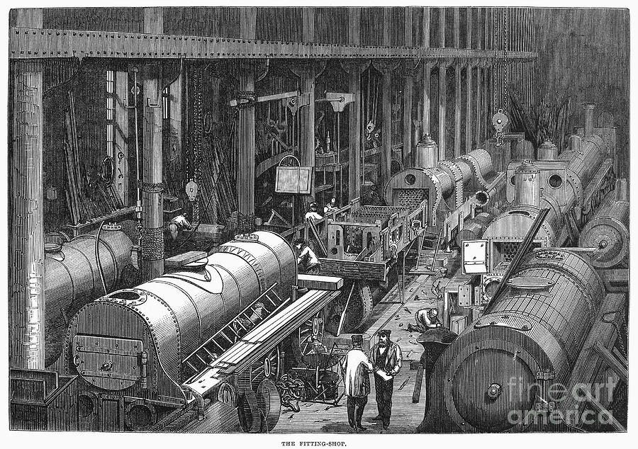 Factory, 1864 Photograph by Granger Pixels