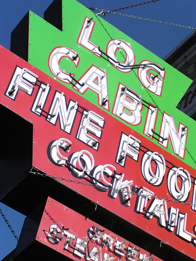 Log Cabin Fine Food Photograph by Rod Seel