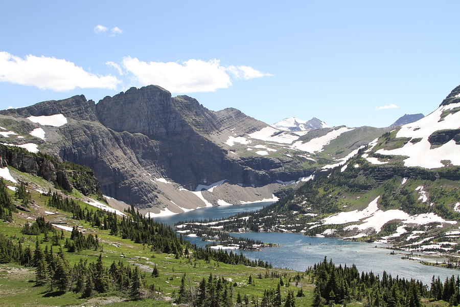 Logan Pass Glacier National Park Mt Photograph by Bobbie Moller