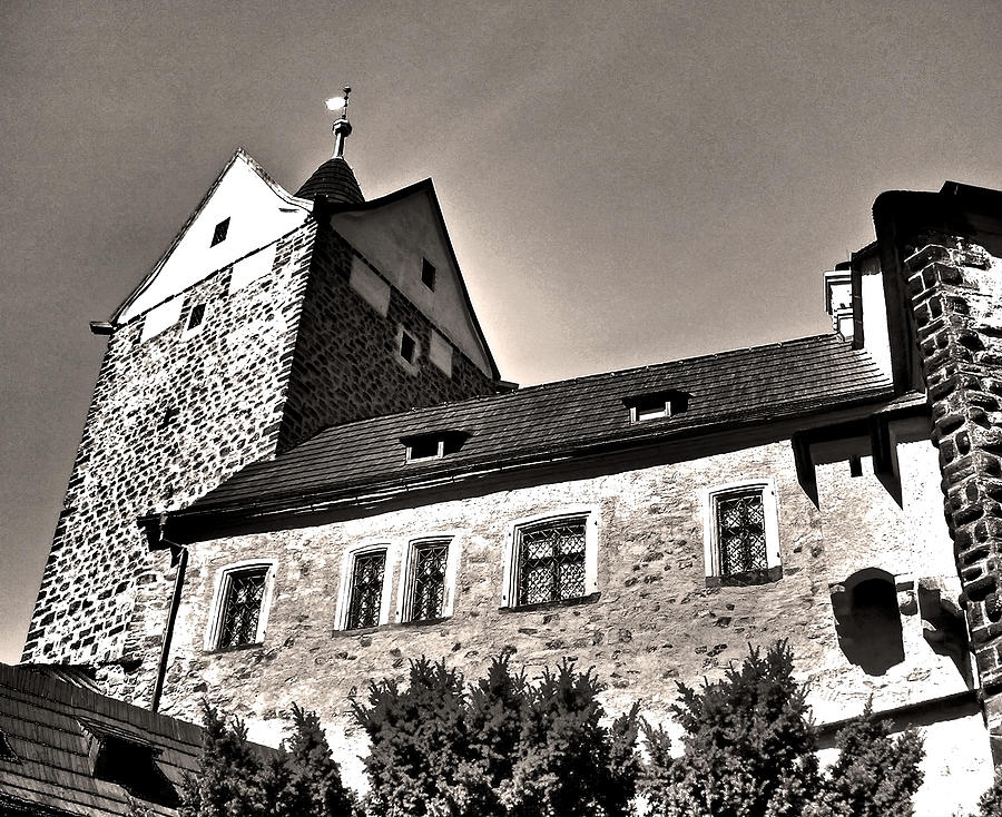Loket Castle Tower - Czech Republic Photograph by Juergen Weiss