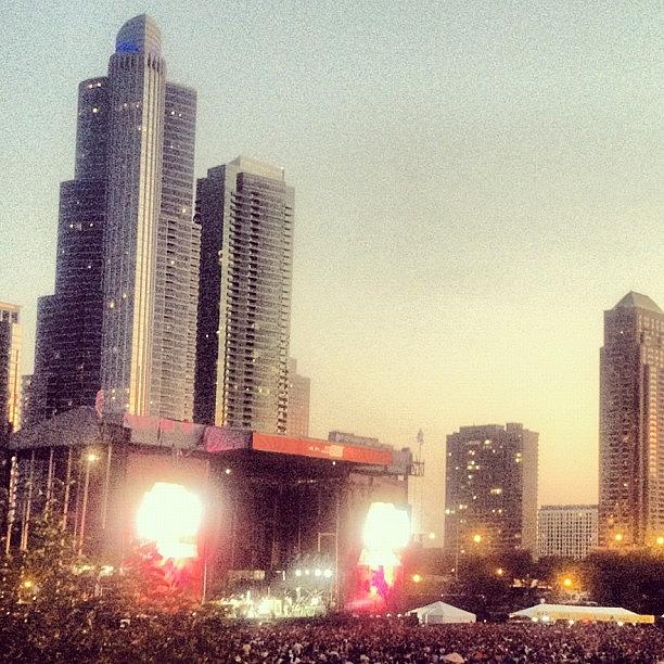 Chicago Photograph - #lolla #chicago by Sara Wessendorf