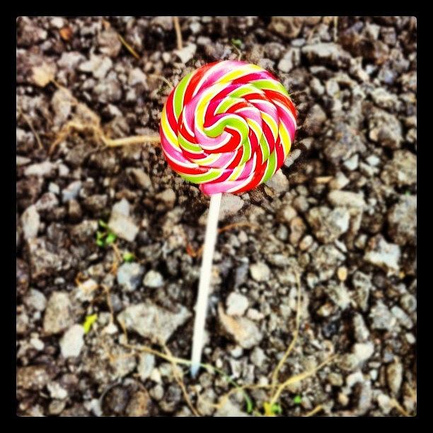 Moscow Photograph - #lollipop #candy In The #dirt #moscow by Denis Makhanko