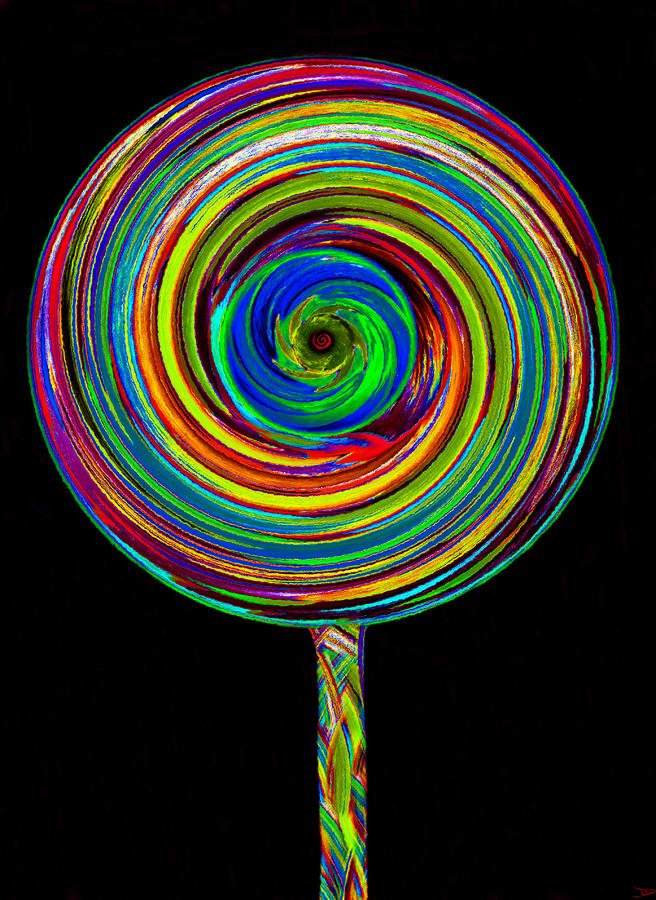 Lollipop Painting by David Lee Thompson