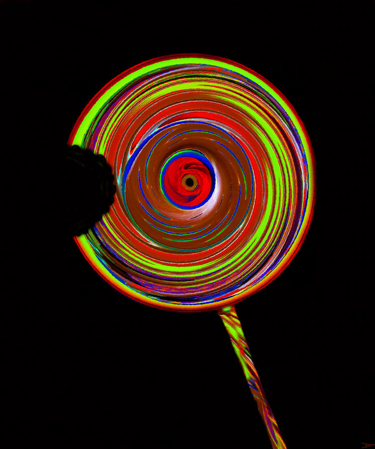 Candy Painting - Lollipop Lollipop by David Lee Thompson