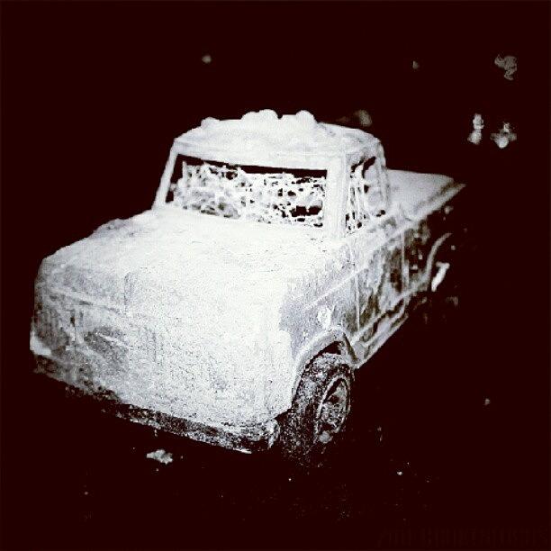 Vintage Photograph - Lomo Photography. Toy Car. There Was A by Emma Holton