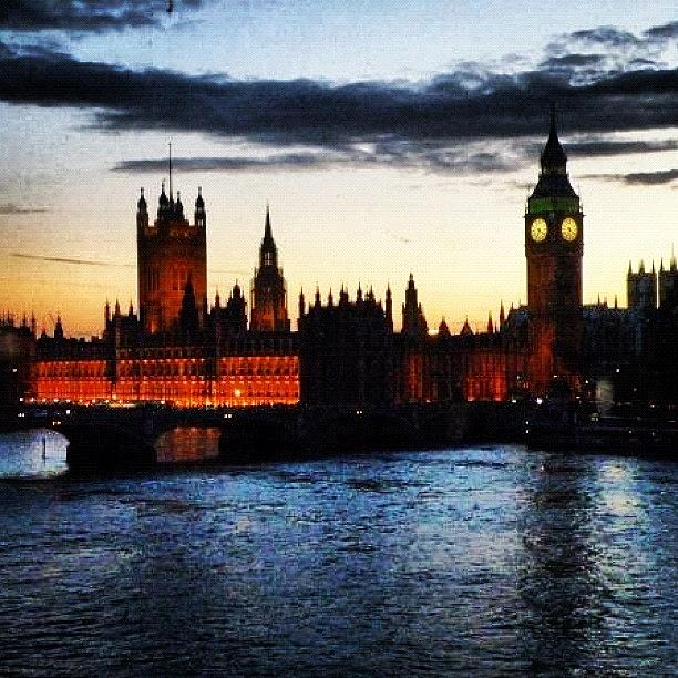 London Photograph - #london #atnight #nighttime #night by Nerys Williams