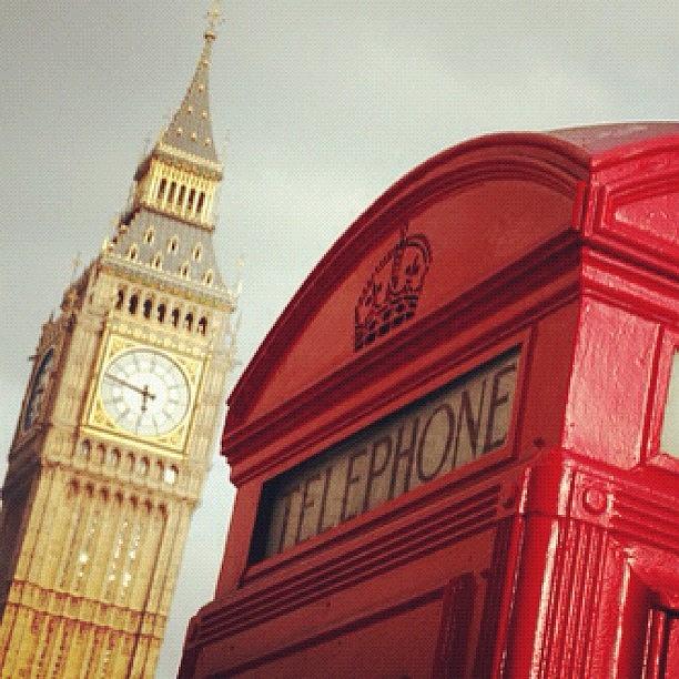 Queen Photograph - #london #bigben #telephone #sky #my by Isidora Leyton
