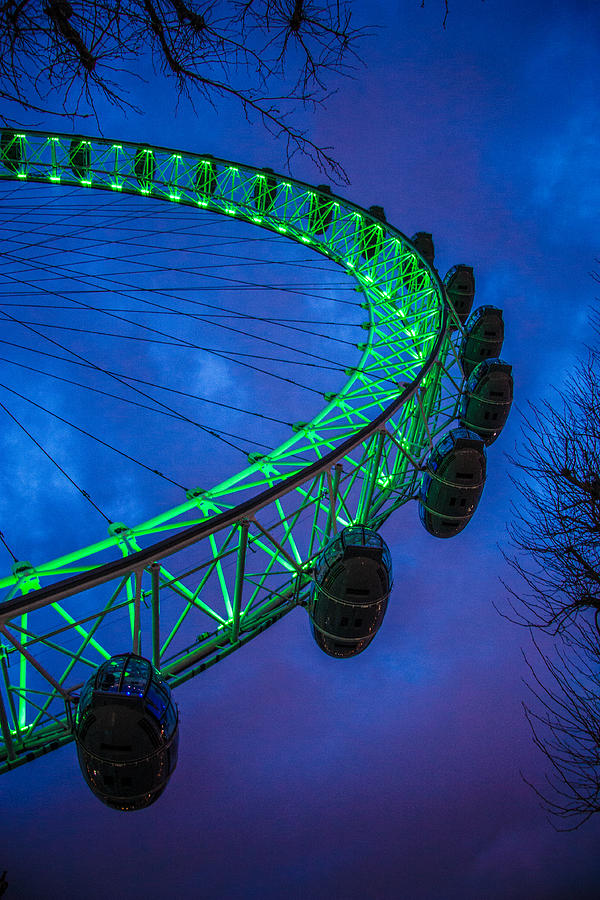 London Eye Photograph - London Eye by Dawn OConnor