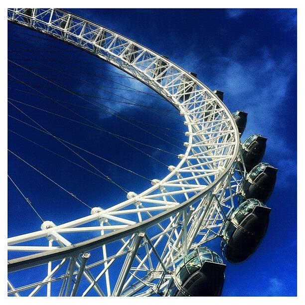 London Photograph - London Eye Take Me To The Clouds Above by Cage 😱 Folles