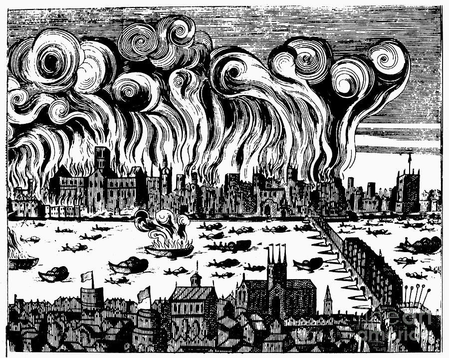 London: Great Fire, 1666 Photograph by Granger