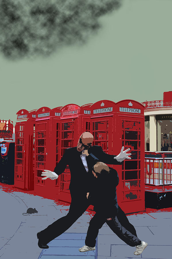 London Matrix Punching Mr Smith Photograph by Jasna Buncic